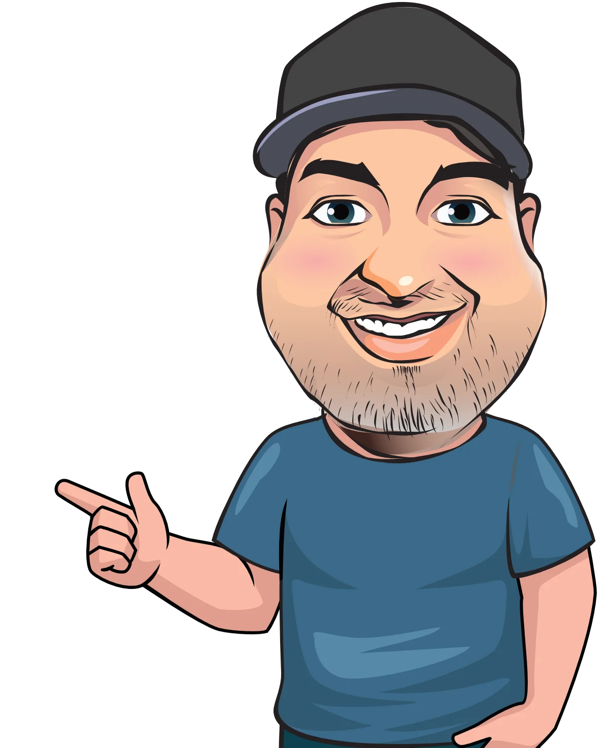 Cartoon illustration of Mike, mortgage specialist